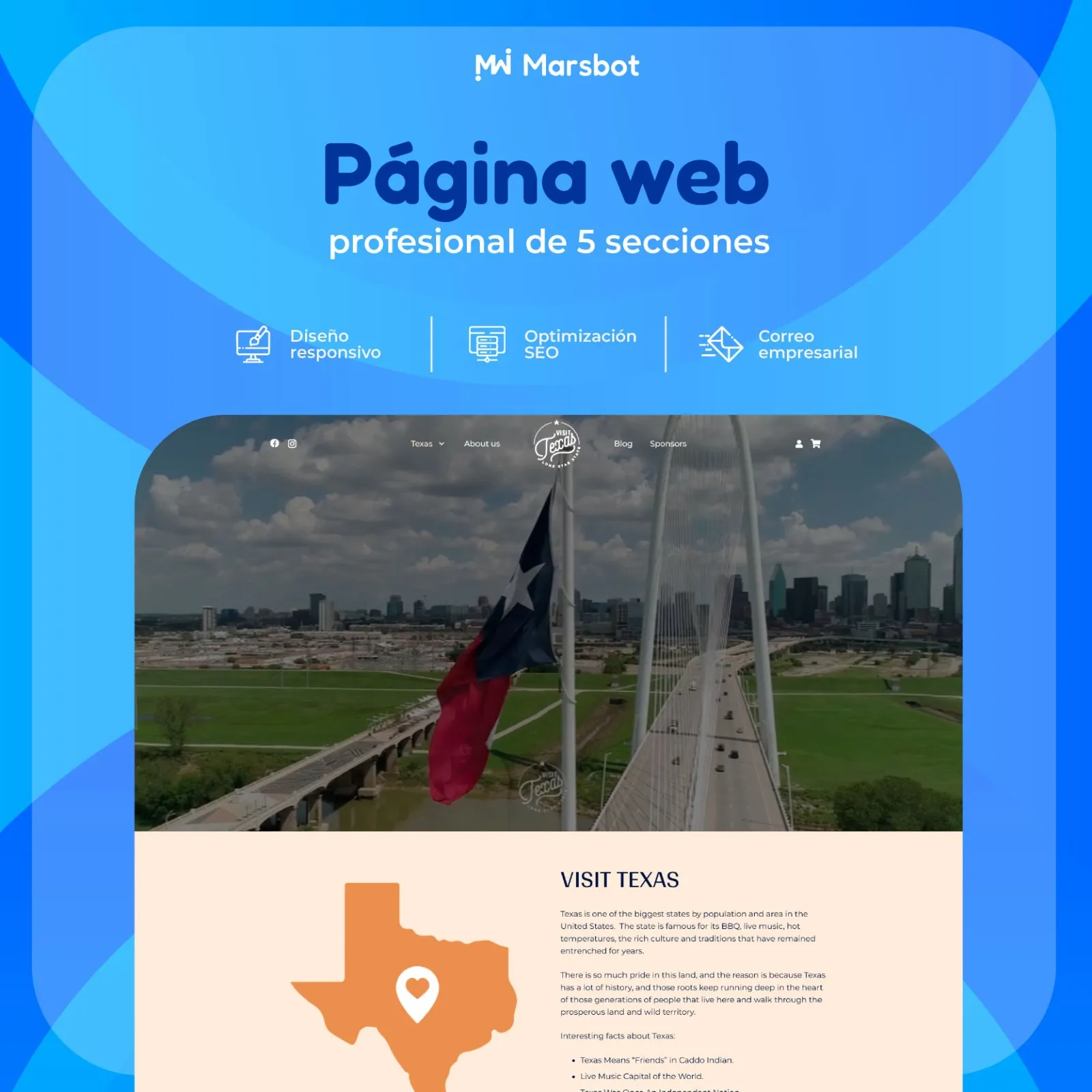 Página web profesional 5 subpáginas