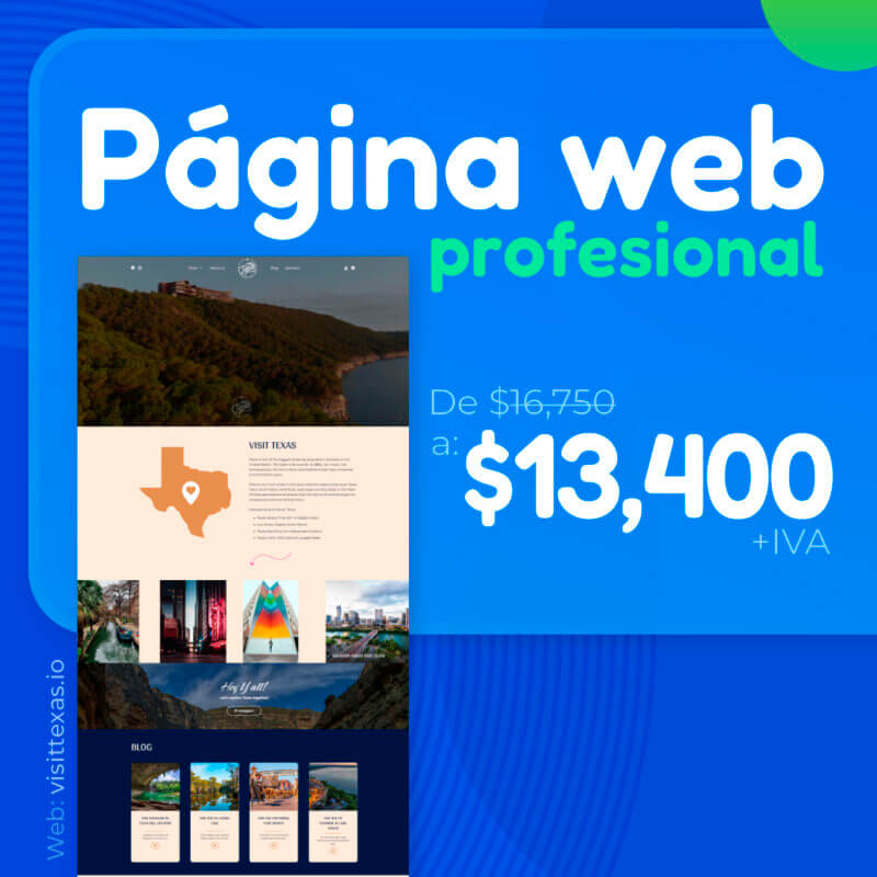 Página web profesional 5 subpáginas